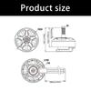 Alloy 2807-1050KV Brushless Motor Compatible for  6S Battery For DIY Drones Projects And Aerial Photography Projects