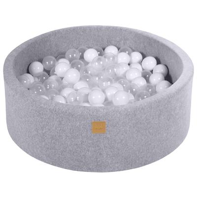 Round Ball Pit® Velvet, Gray