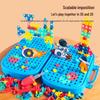Kinder-Elektrobohrer Dinosaurier Bauspielzeug Set