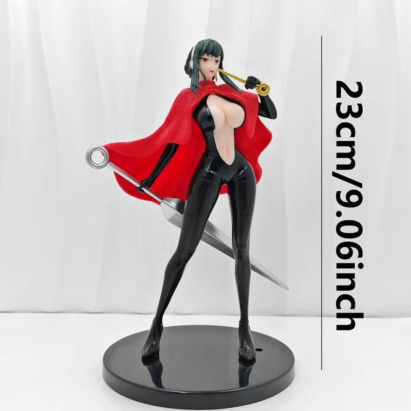 23cm SPY × Family Anime Figure Hollow Knight Hornet Yor Action Hentai Figure Mask Can Be Replaced PVC Collection Model Doll Toys