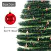 24 pezzi 3 cm Palline di Natale Decorazioni per l'Albero di Natale Palla Ciondoli da Appendere per l'Albero di Natale Decorazioni per l'Albero di Natale per Feste in Casa Regalo di Capodanno