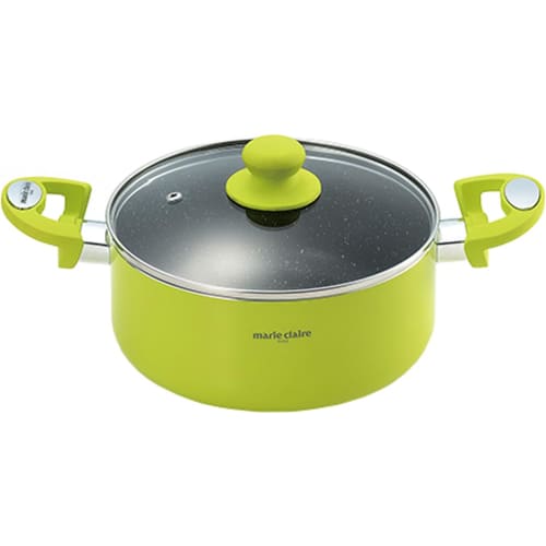 Marie Claire "Colors" Aluminum Pot with Handle, 20cm, MC-075R