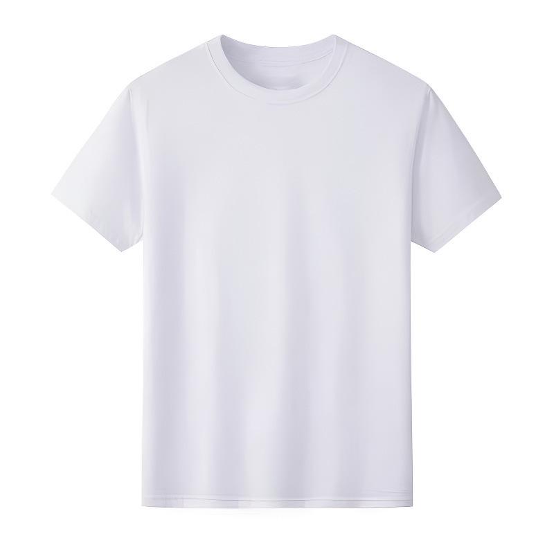 Women's Slim Fit Pure Cotton White Short-Sleeve T-Shirt - Round Neck, Versatile Basic Summer Top