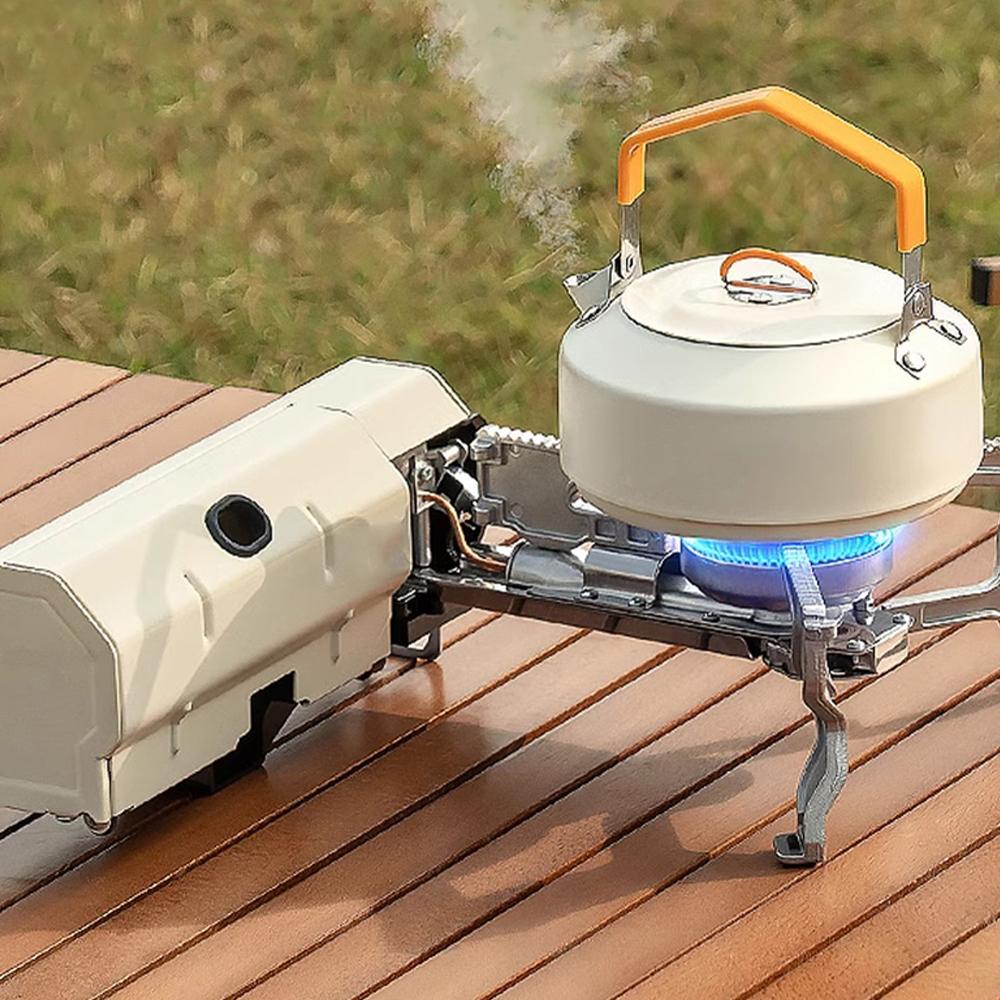Ultralight Mini Outdoor Folding Gas Stove Portable Wind Resistant Stove Camping Butane Fuel Burner