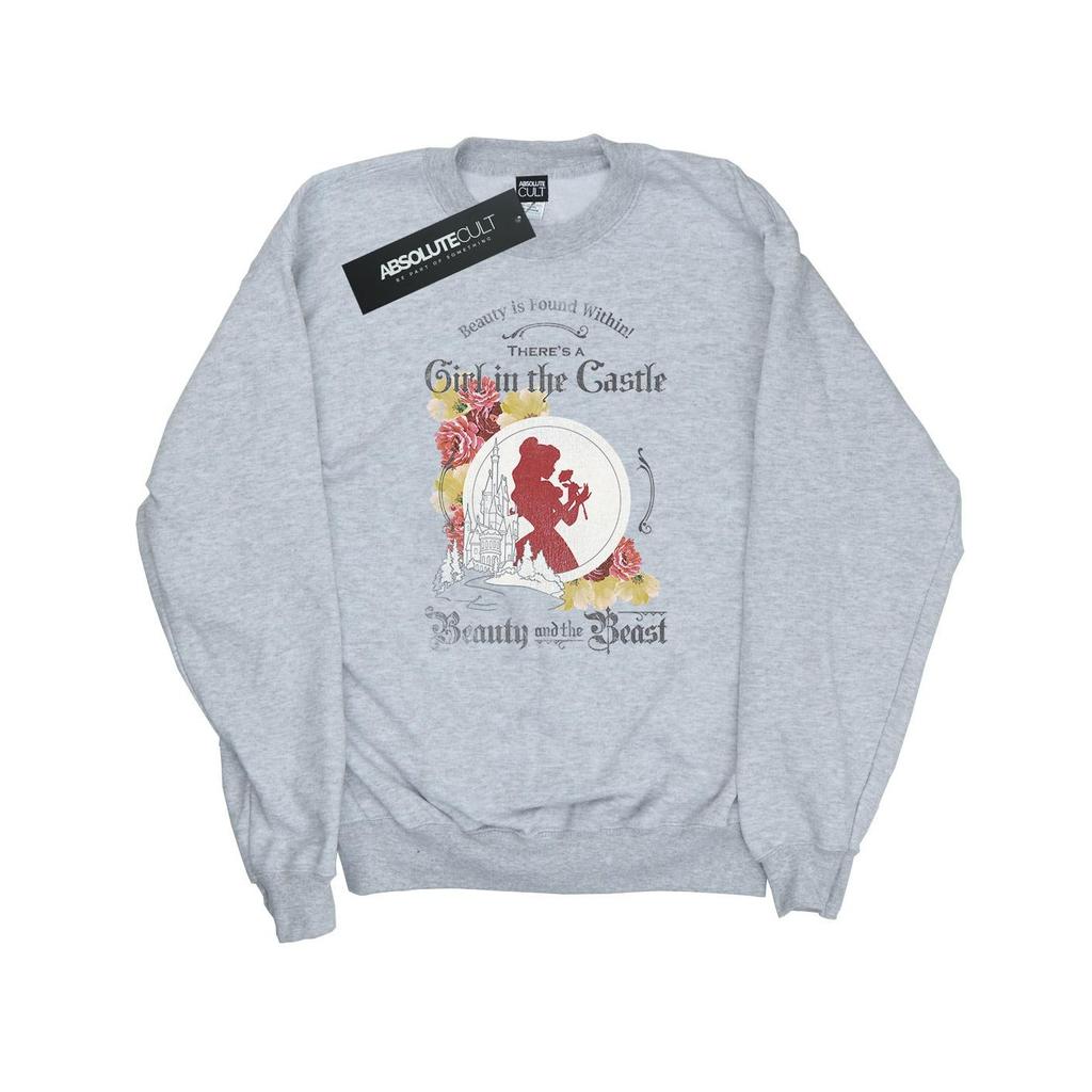 Beauty And The Beast Womens/Ladies Girl In The Castle Sweatshirt