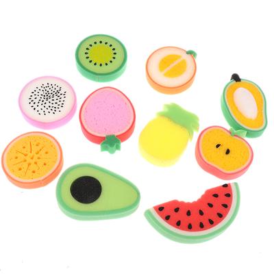 Bath Sponge Fruit Shaped Cute Body Cleaning Sponge Cartoon Bath Sponge Bath