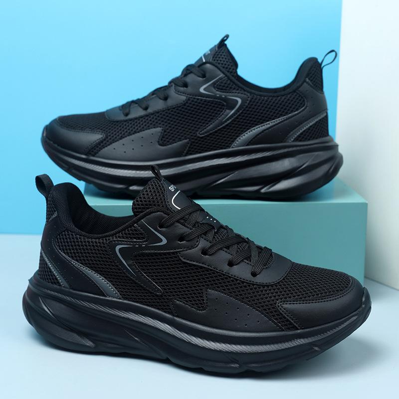Foreign trade large size 48 men's shoes 2025 summer new versatile breathable men's shoes student flat sports casual net shoes men