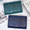 Microfiber Jewelry Display Tray Jewelry Storage Pallet for Necklace Bangle Ring Earring Bracelet Counter Storage Tray