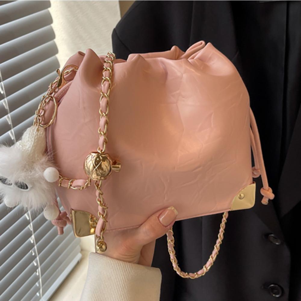 Crossbody Bag Women's Fashion Shoulder Bag New Solid Color Bag