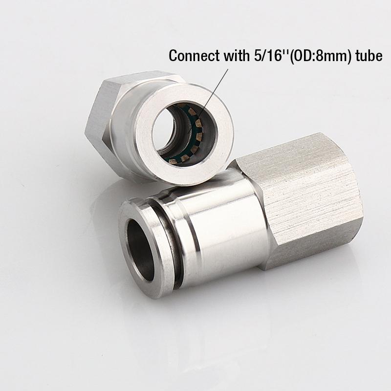 HomeBrew Carbonation Cap with Ball lock Quick Disconnect Connector,5/16'' Quick Adapter for Carbonate Beer Soda Water Soft Drink