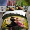 The Wicked Printed Bed Duvet Cover Pillowcase Three Piece Set For Toddler Bedroom Decor