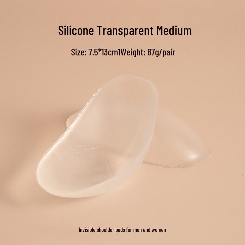 In-Stock Unisex Self-Adhesive Silicone Shoulder Pads – Invisible, Anti-Slip, and Right Angle Design for Narrow Shoulders.
