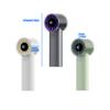 Ergonomic Handheld Fan Cooling Fan 3000mAh Battery-White