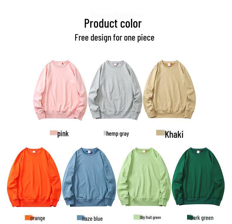 Unisex Round Neck Logo Sweatshirt: Perfect for Autumn & Winter Class Reunions, Catering Staff Uniforms, and General Workwear.
