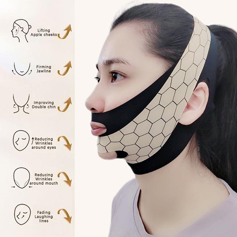 Chin Cheek Slimming Bandage V Shape V Line Lifting Mask Face Lifting Anti Wrinkle Strap Band Sleeping Mask Beauty Health
