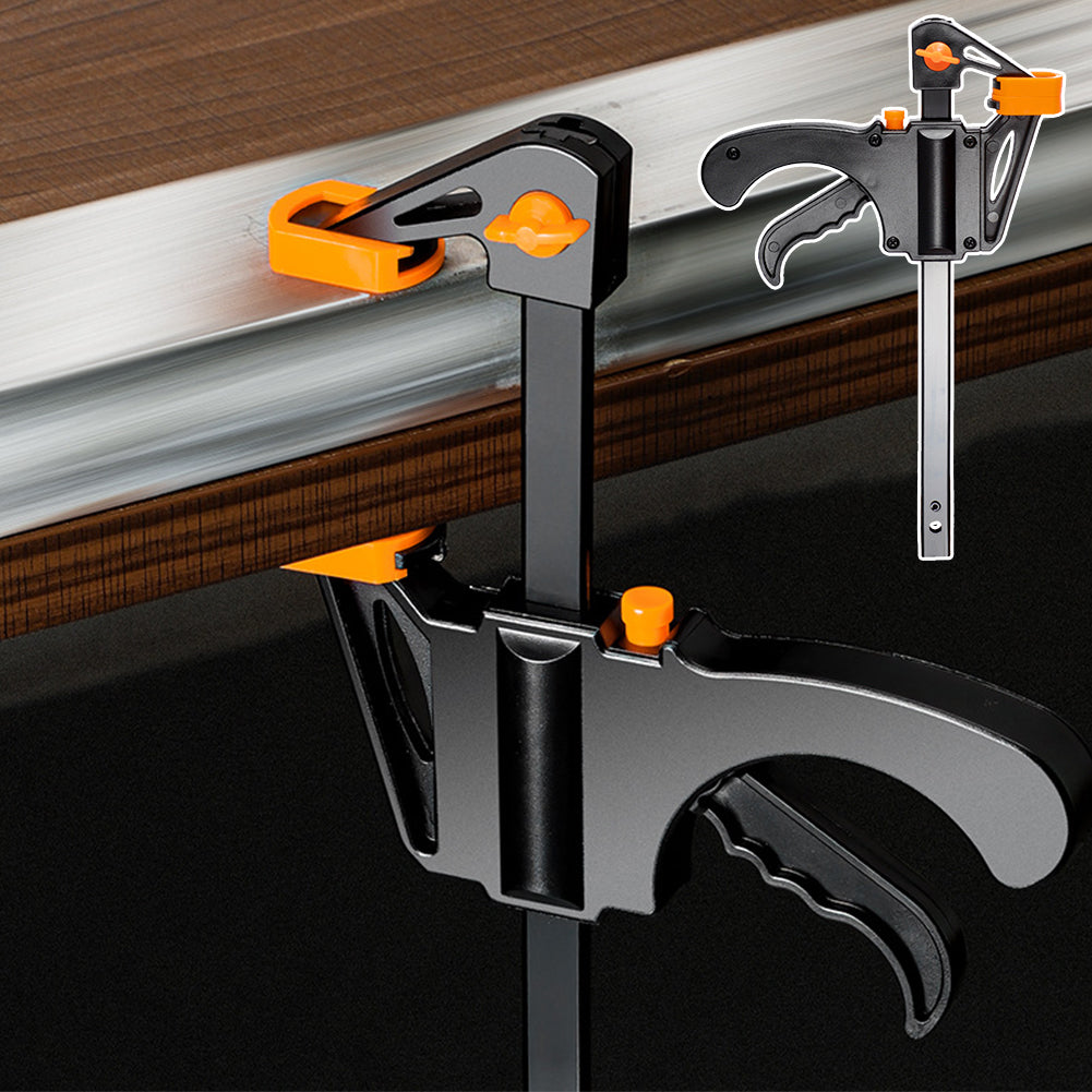 

1Pc Quick Ratchet F Clamp Heavy Duty Wood Working Work Bar Clamp Clip Kit Ratchet Release Sergeants for Carpentry DIY Hand Tools 4in