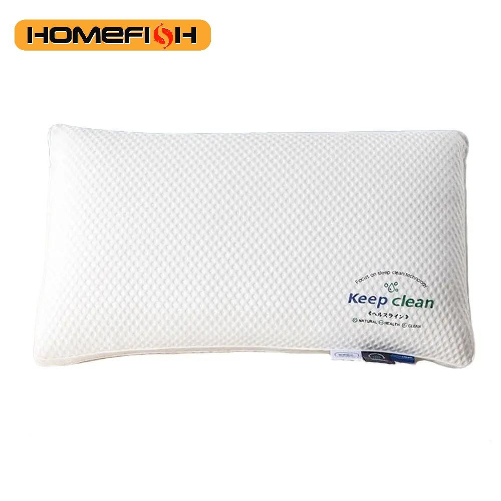 

3D Neck Pillow with High Elasticity and Non Collapse Soft Neck Protection Single Person Sleeping Pillow Hotel Home Bedding белый