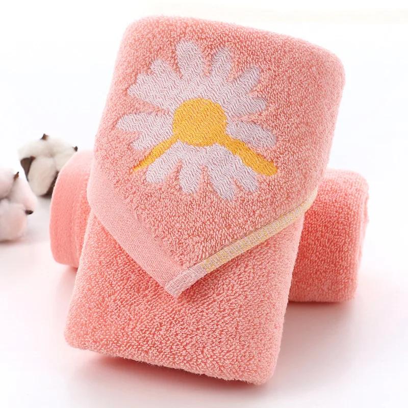 Soft Cotton Baby Towels Flower Children Bath Towel Newborns Handkerchief Bathing Face Washcloth Towels for Kids Adults 74x33cm
