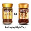 Tata Coffee Gold Original, Instant & Pure Coffee Jar, 50g, Freeze-Dried, Rich & Strong, Specially Sourced Robusta and Arabica Bean