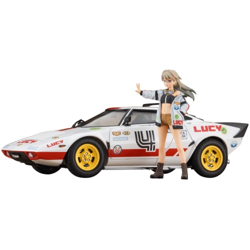 

Hasegawa 1/24 Wild Egg Girls No.04 Lancia Stratos Lucy McDonnell with Figure Plastic Model SP528