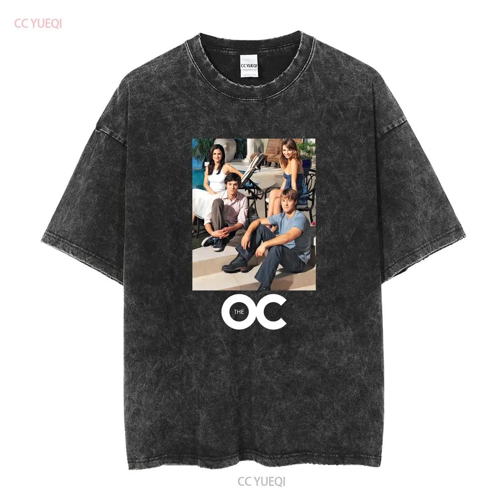 Unisex bavlněné fandomové tričko s fotografií obsazení OC, Seth Summer, Marissa, Ryan, nadrozměrný grafický fanouškovský T-shirt s dlouhým nebo krátkým rukávem, stylové