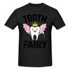 Piece Dental Sprite Graphic Funny  Cotton TShirt Tooth Fairy Tops Tees For Unisex