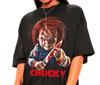 Maglietta Film di Chucky – Maglietta Horror Vintage, Maglietta 'Wanna Play', Maglietta di Halloween