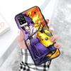 Husa neagra pentru Xiaomi Redmi 13C Note 9 iPhone XR 7 8 14 15 11 12 13 X XS Pro Max Samsung A25 S23 S24 FE Ultra Plus Naruto
