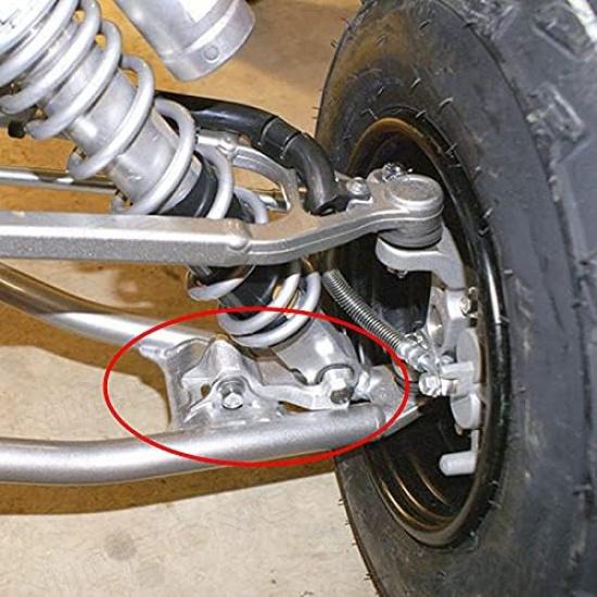Front Lowering Kit, 3.5in Front Lowering Block Bracket Kit Accessory Metal Fit for 350 660R 700 ATV