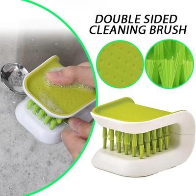Spazzola Morbida Pulizia Bisuo Cinture di Sicurezza Auto Utensili Pulizia Coltello e Forchetta Cucina U-shaped Articoli per la Pulizia Domestica 1 pz
