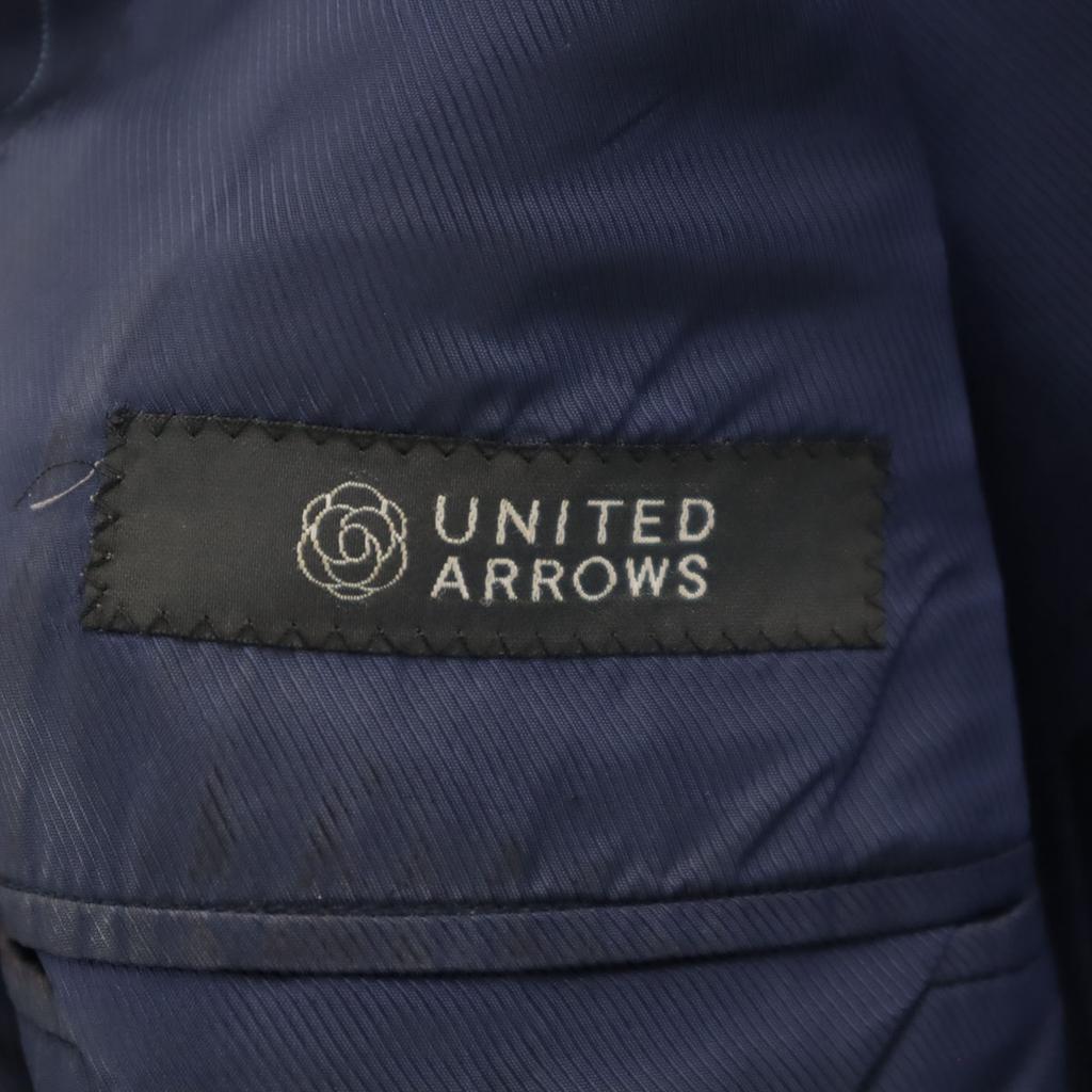 UNITED ARROWS Striped Pattern Tailored Jacket 48 Navy Men's Used