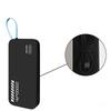 Shockproof Silicone Case For CUKTECH CP25 20000mah 55W Power Bank Dustproof Protective Power Bank Case Built-In Cable Storage