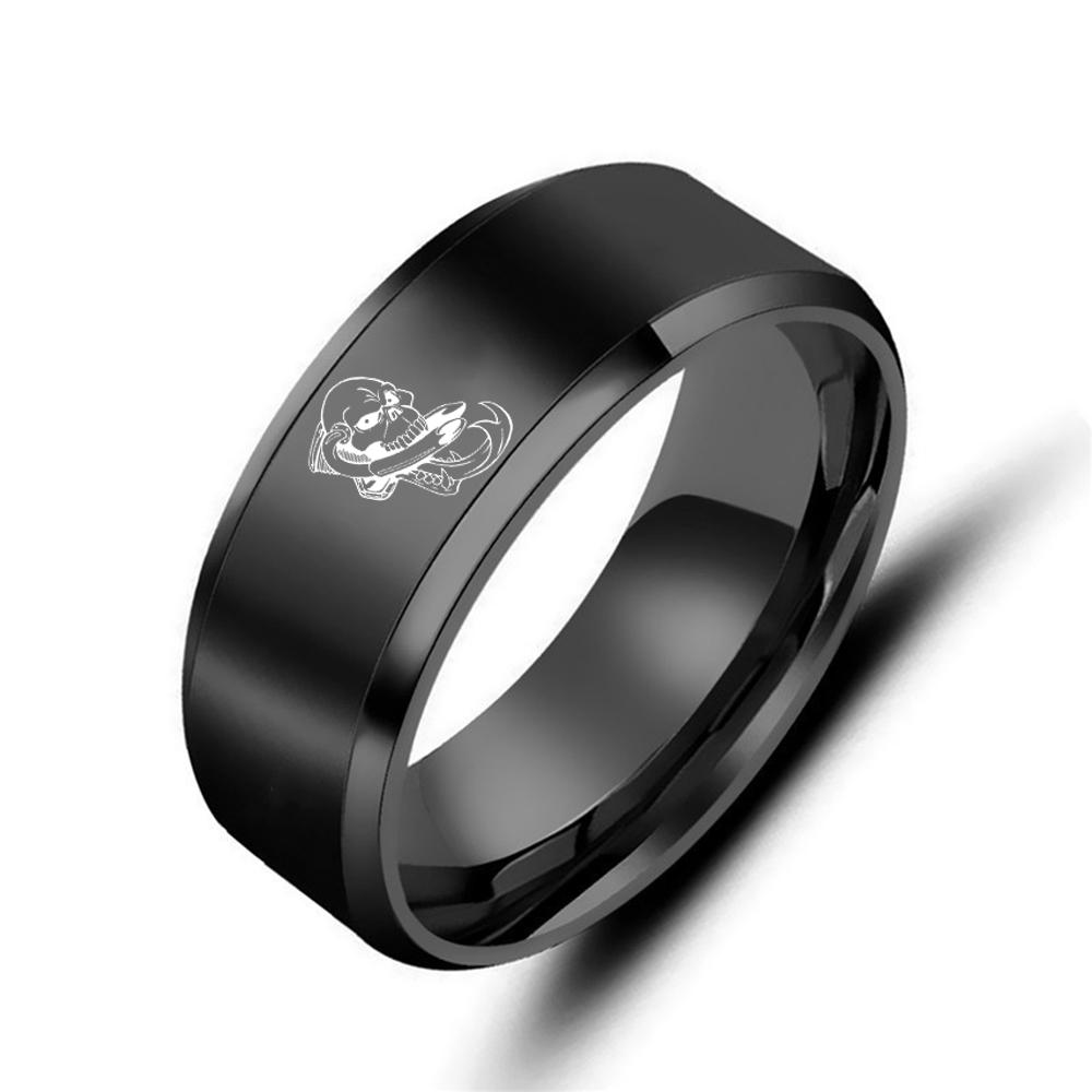 2026 Gothic Skeleton 316L Stainless Steel Unisex Retro Punk Hip Hop Punk Party Jewelry Gift Can Be Customized
