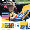 Montessori-Spielzeug für Kleinkinder, Lern- und Lernaktivitäten, Reisespielzeug, Dinosaurier, Ankleiden, sensorischer Rucksack für das Leben