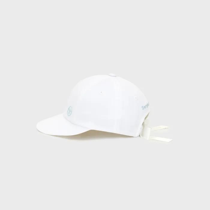 W Resort Wide-Bridal Ribbon Ball Cap (WHITE)