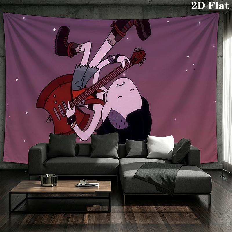 Marceline Wall tapestry, aesthetic printed fabric blanket, suitable for bedroom, living room, and home decor.