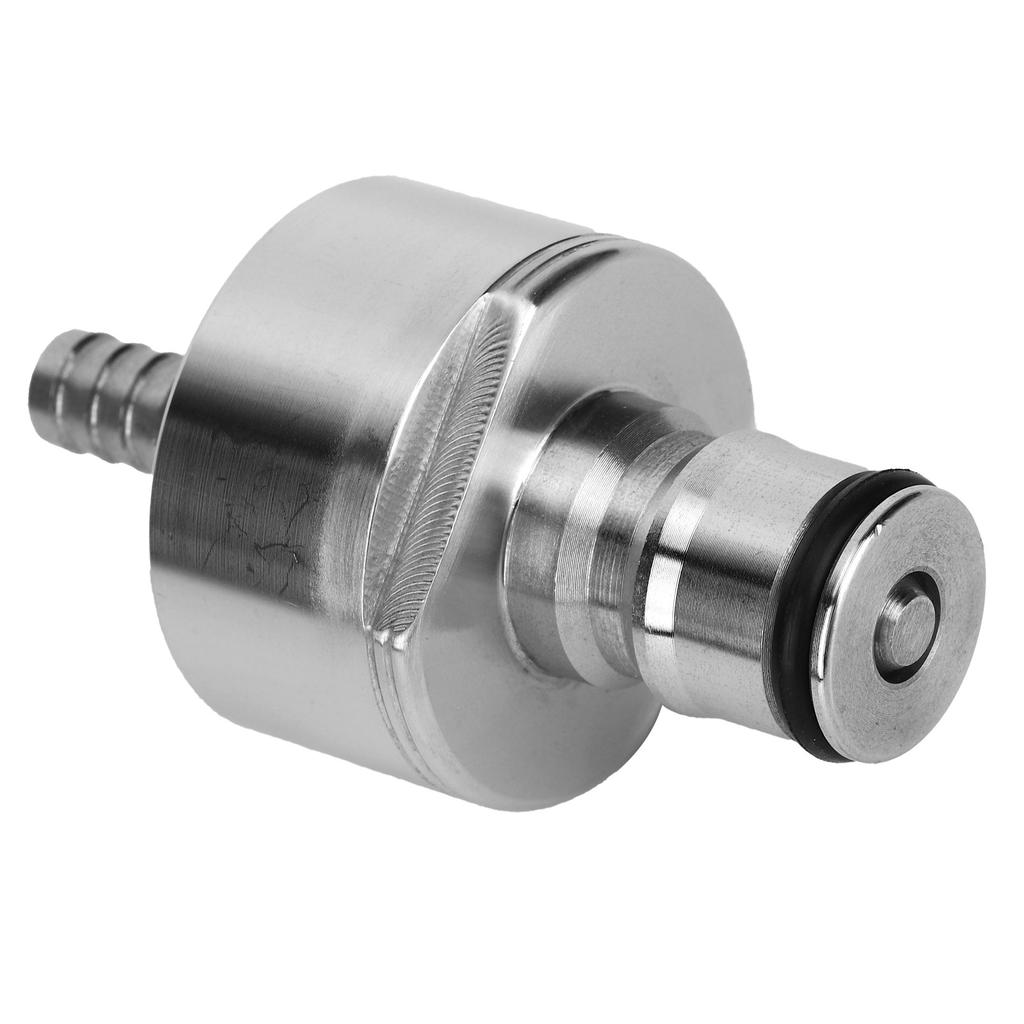 Stainless Steel Carbonation Cap with Barb Ball Lock 30cm Silicone Hose for Home Brewing Beer