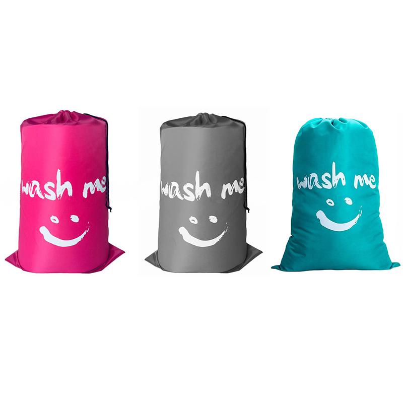 

Нейлоновая сумка для белья в форме улыбки Wash Me Pouch моющийся органайзер на шнурке