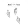 10pcs Gold Color Stainless Steel Circular Cone Charms DIY Jewelry Making Earrings Pendant Findings Handmade Bracelets Supplies