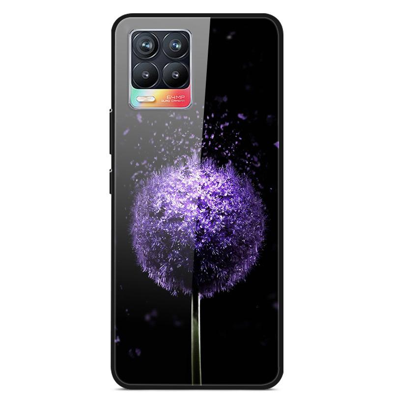Glass Back Cover For Realme 8 Pro Case Tempered Glass Case For Realme 8 Pro 8i Realme 8 5G Phone Case Cover Realme8 5G Pro Funda