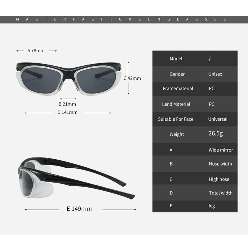 Personalized Sunglasses New Y2k Sunglasses Men And Women Outdoor Technology Sense Sports Cycling Glasses 20970
