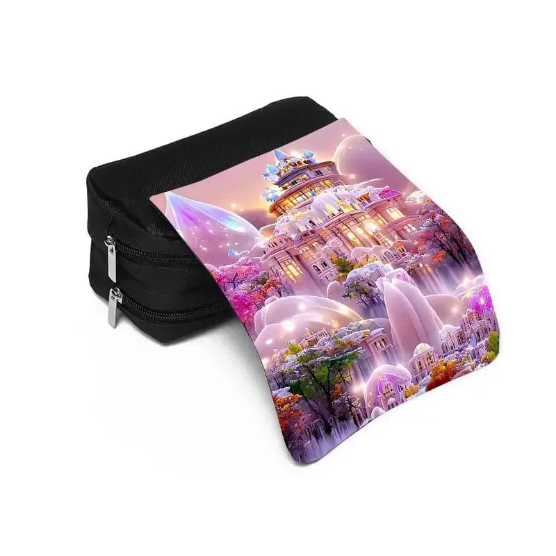 Pink Wonderland Double Flip Pen Case for Boy and Girls Best Gift 3D Cartoon Pencil Pouch School Pencil Bag for Children