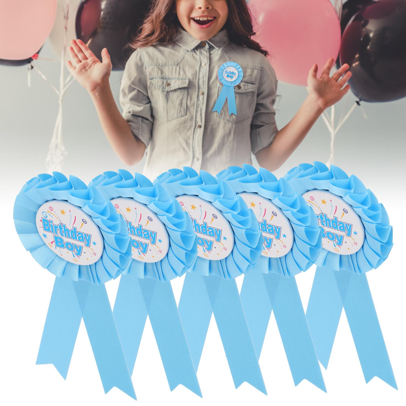 5 шт. Значок-брошь Роза из ленты Значок для особого украшения вечеринки Одежды