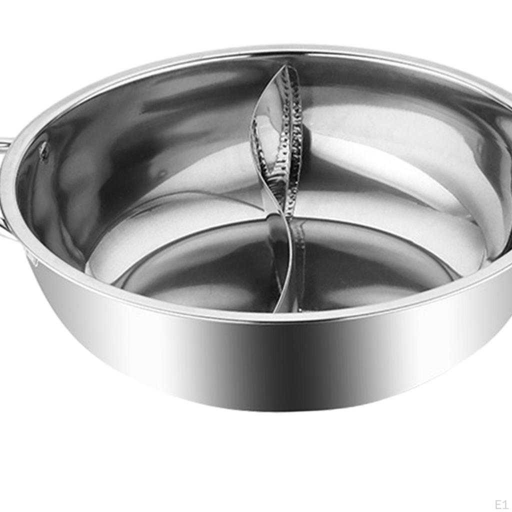 Compartment Pot Cookware with Spoons for Kitchen and Travel