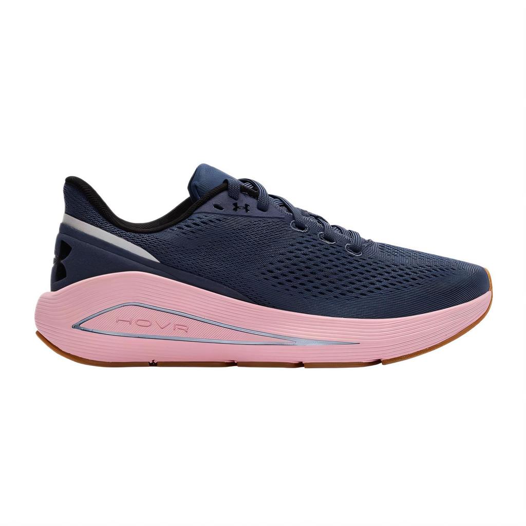 Under Armour Sonic 7 Downpour Grey Prime Pink Women Sneakers Black 3028003-044