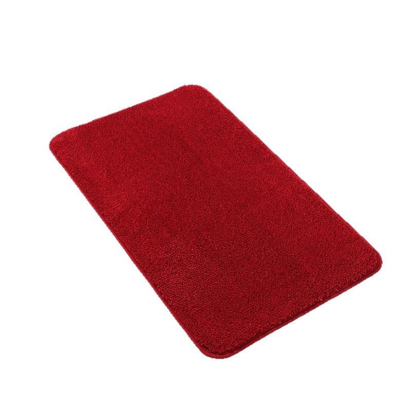 Non Slip Bath Mat Water Absorbent Soft Microfiber Shaggy Mat Thick Plush Bathroom Rug for Home or Hotel Machine Washable