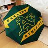 Athletics Oakland Emblem Umbrella Folding Umbrella, Automatic Umbrella 8-Frame for Travel, Camping Use Gift for Halloween Christmas