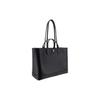 Gucci Ophidia Double G Logo Solid Color Leather Tote Bag Women tote bags Black 739730-DJ20G-1000