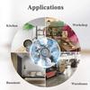 4 Inch Metal Pipe Ventilation Exhaust Fan Inline Duct Fan Air Ventilator Mini Extractor Bathroom Toilet Wall Fan Without Plug