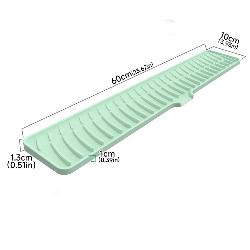 

Diatom Mud Faucet Drain Pad Super Absorbent Faucet Splash Guard Counter Protector Home зелёный